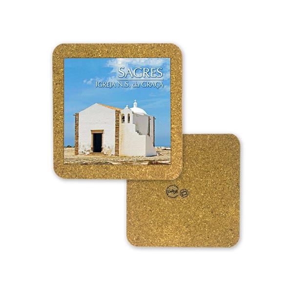 Tile 10cm in cork base