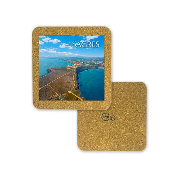 Tile 10cm in cork base