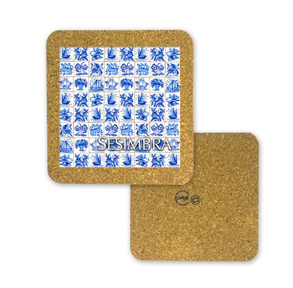 Tile 10cm in cork base
