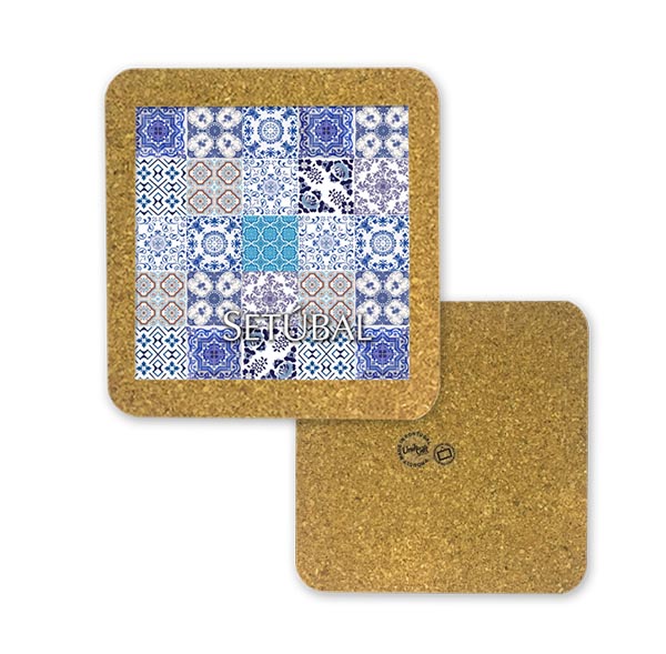 Tile 10cm in cork base
