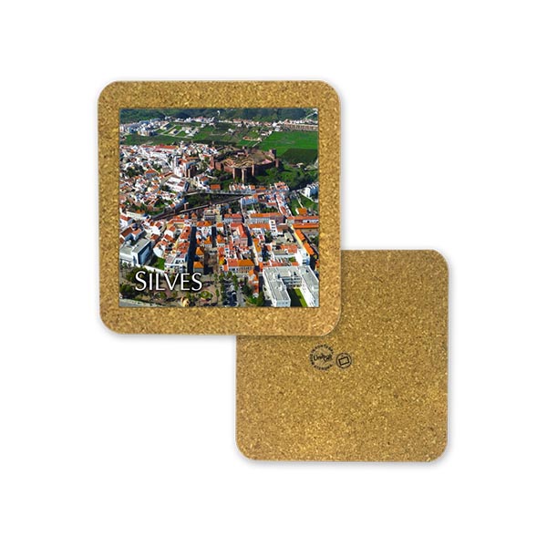 Tile 10cm in cork base