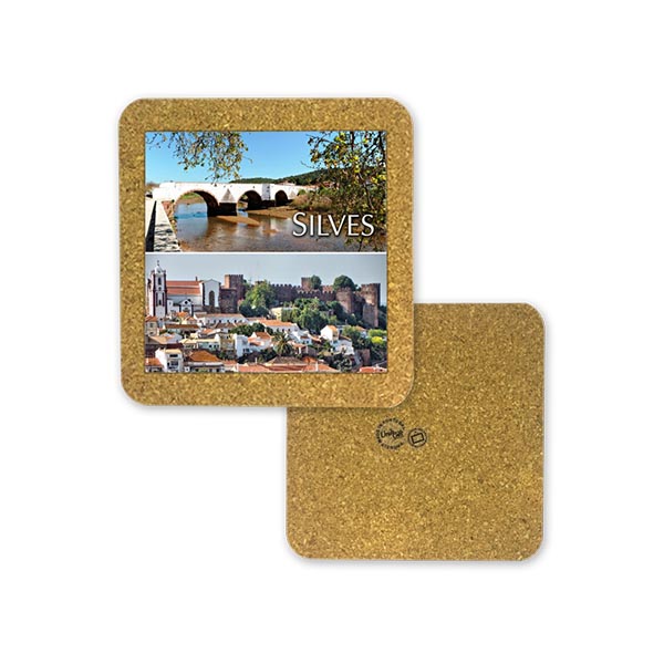 Tile 10cm in cork base