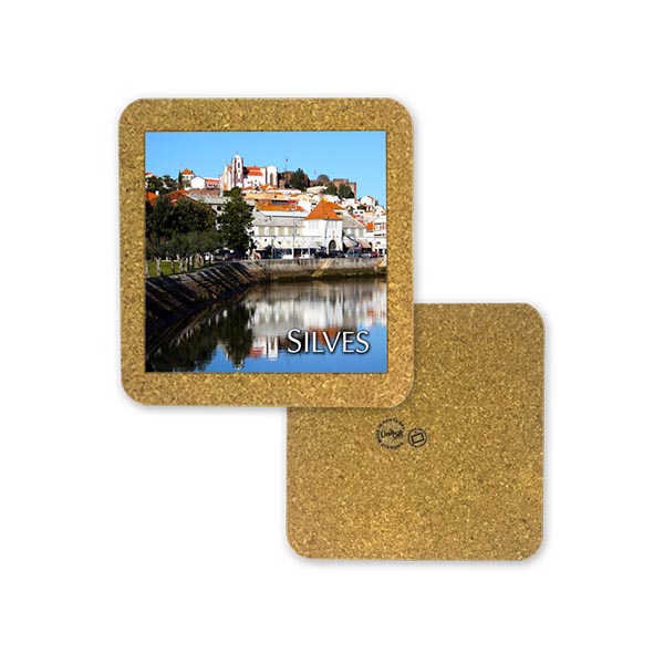 Tile 10cm in cork base