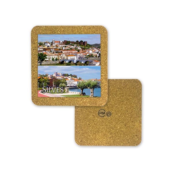Tile 10cm in cork base