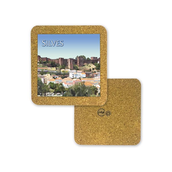 Tile 10cm in cork base