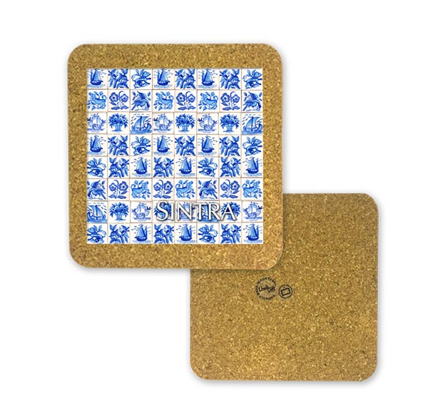 Tile 10cm in cork base
