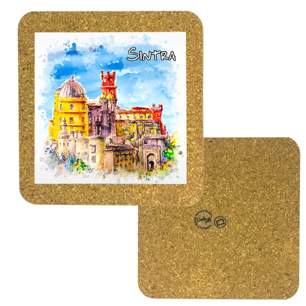Tile 15cm in cork base
