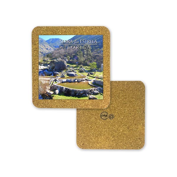 Tile 10cm in cork base