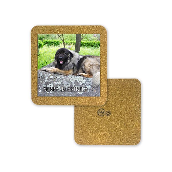 Tile 10cm in cork base