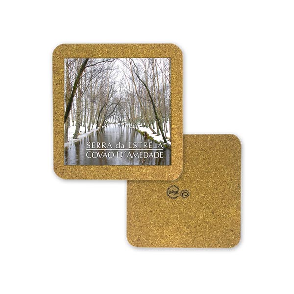 Tile 15cm in cork base