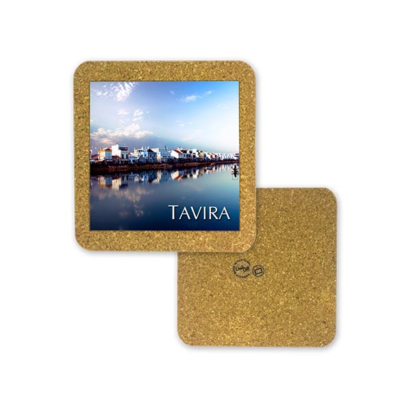 Tile 10cm in cork base
