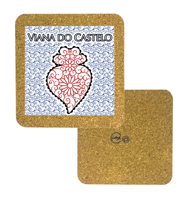 Tile 15cm in cork base