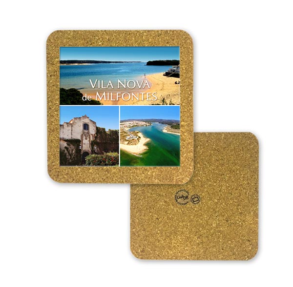 Tile 10cm in cork base