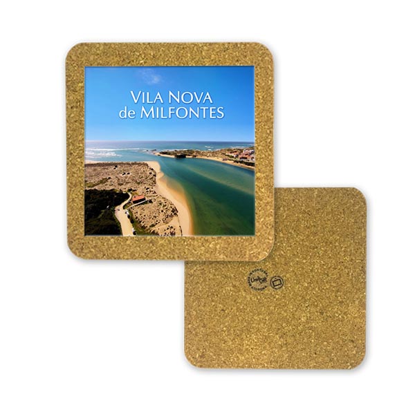 Tile 10cm in cork base