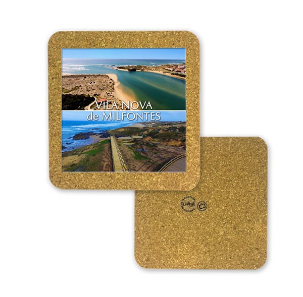 Tile 10cm in cork base