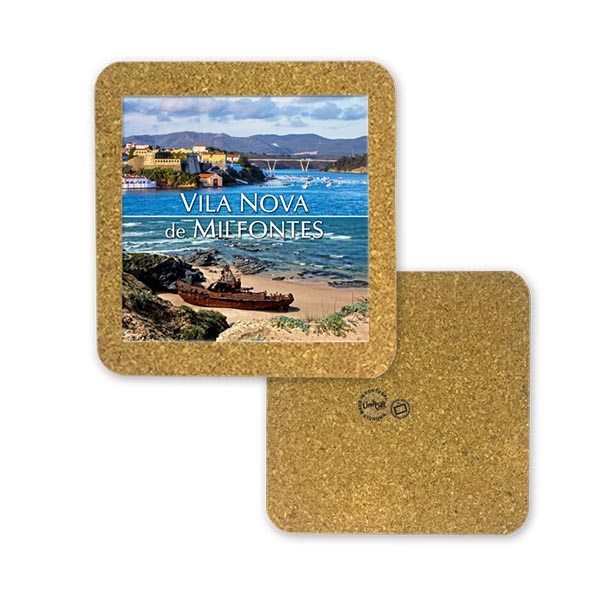 Tile 10cm in cork base