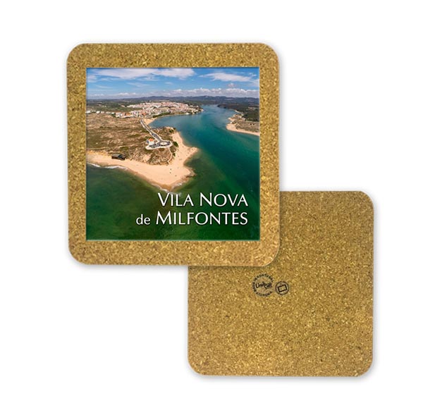 Tile 10cm in cork base