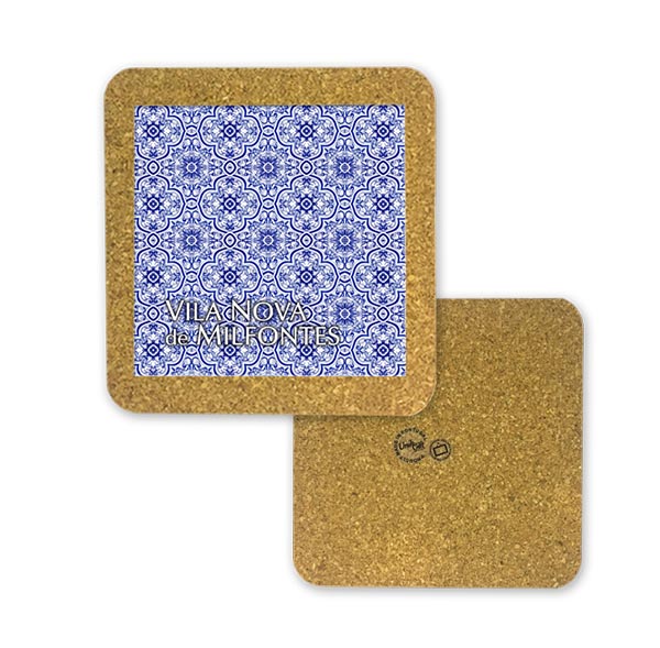 Tile 15cm in cork base