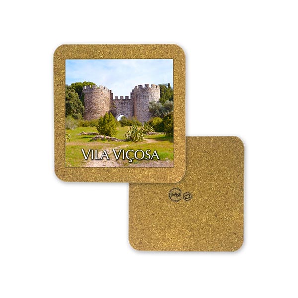 Tile 10cm in cork base
