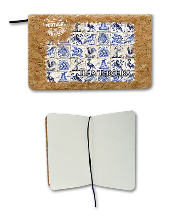 Notepad in cork - Terceira