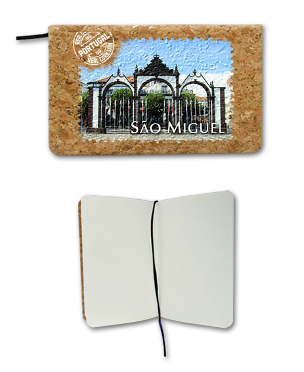 Notepad in cork - S. Miguel