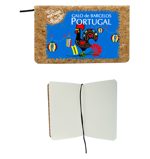 Notepad in cork