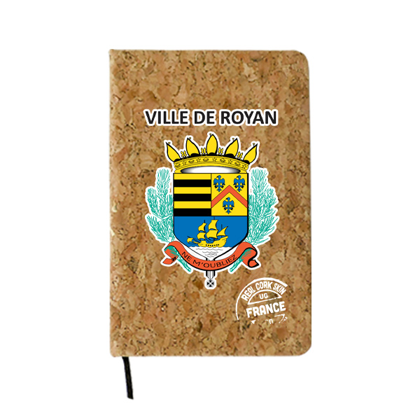 Notepad in cork