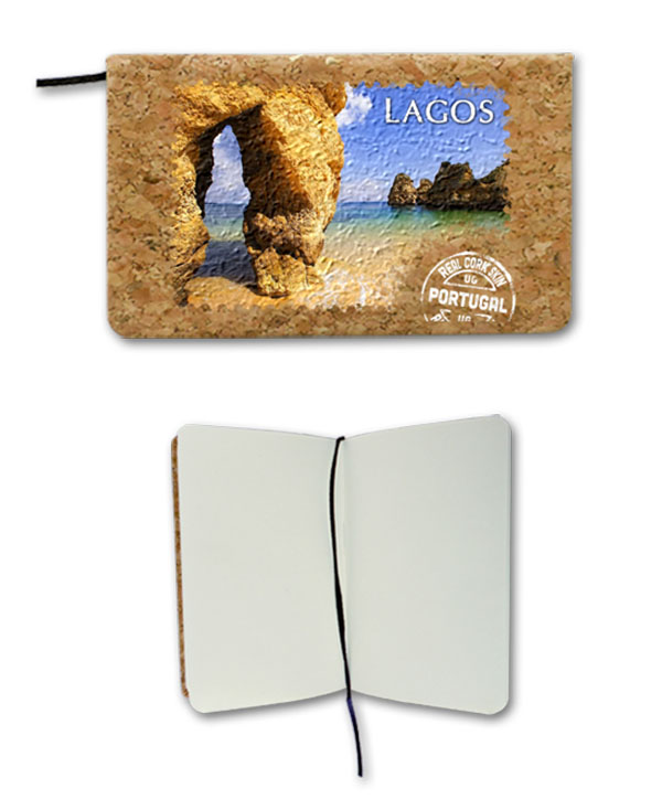 Notepad in cork