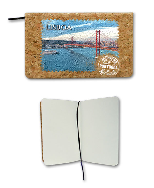 Notepad in cork