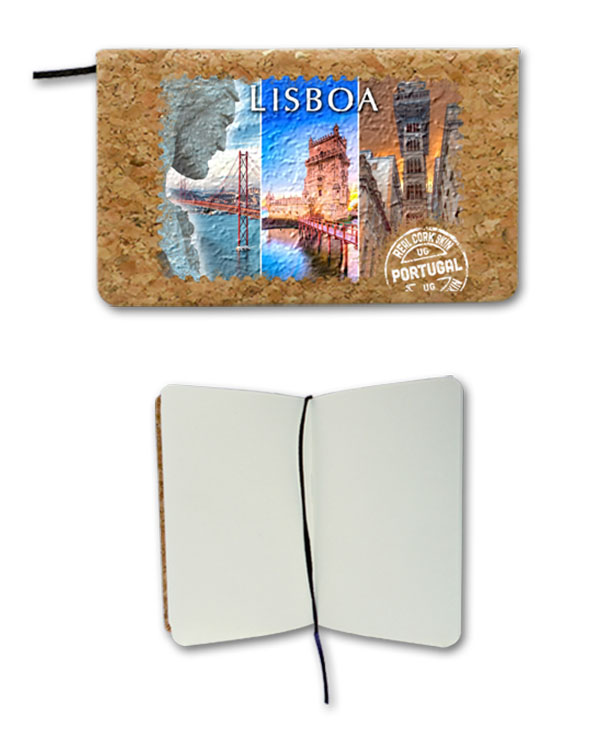 Notepad in cork