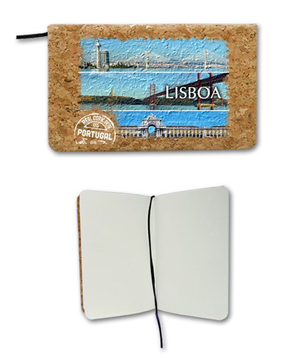 Notepad in cork