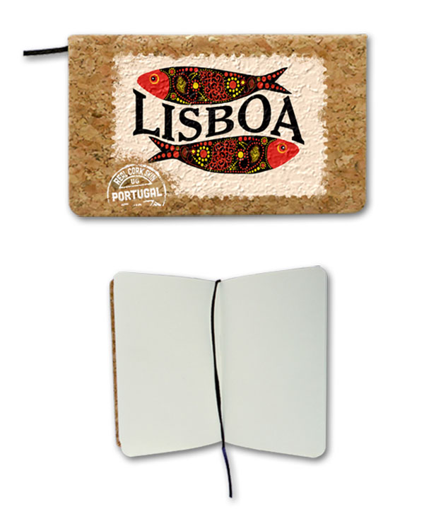 Notepad in cork