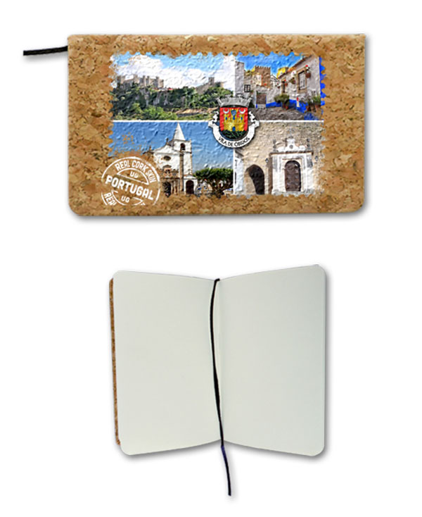 Notepad in cork