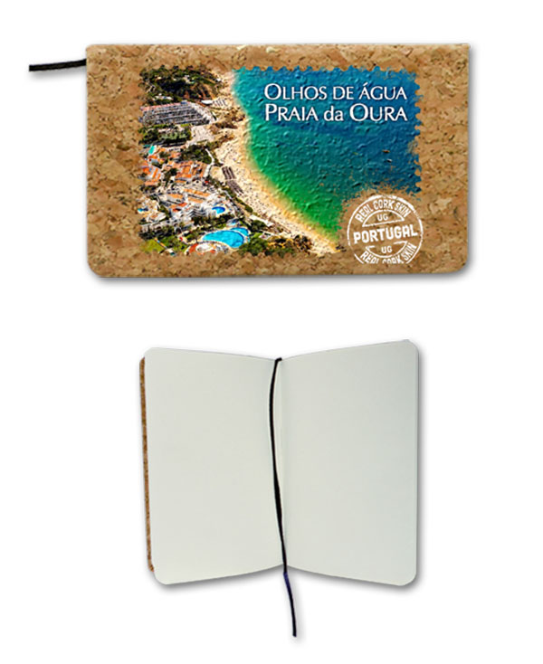 Notepad in cork - Olhos D´Agua