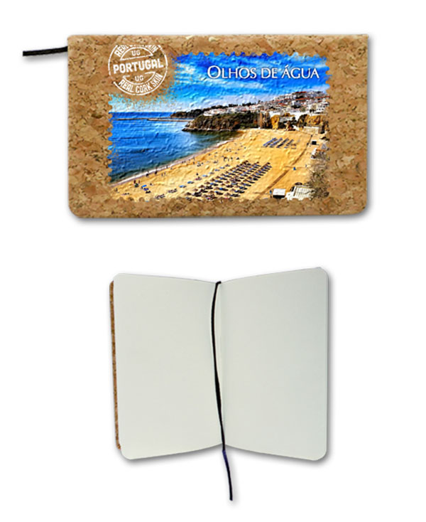 Notepad in cork - Olhos D´Agua