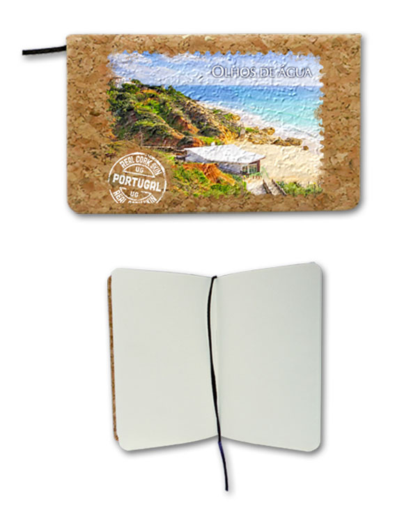 Notepad in cork - Olhos D´Agua