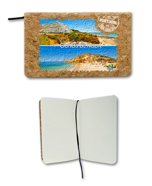 Notepad in cork - Olhos D´Agua
