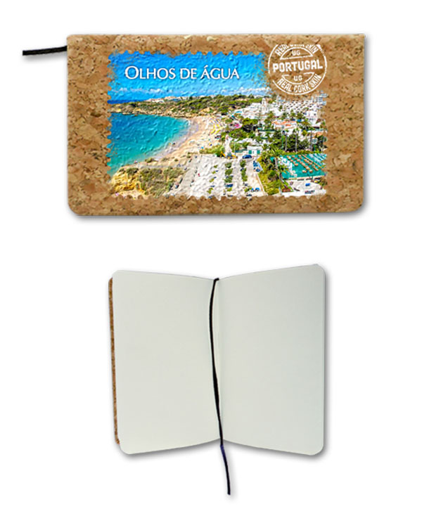 Notepad in cork - Olhos D´Agua
