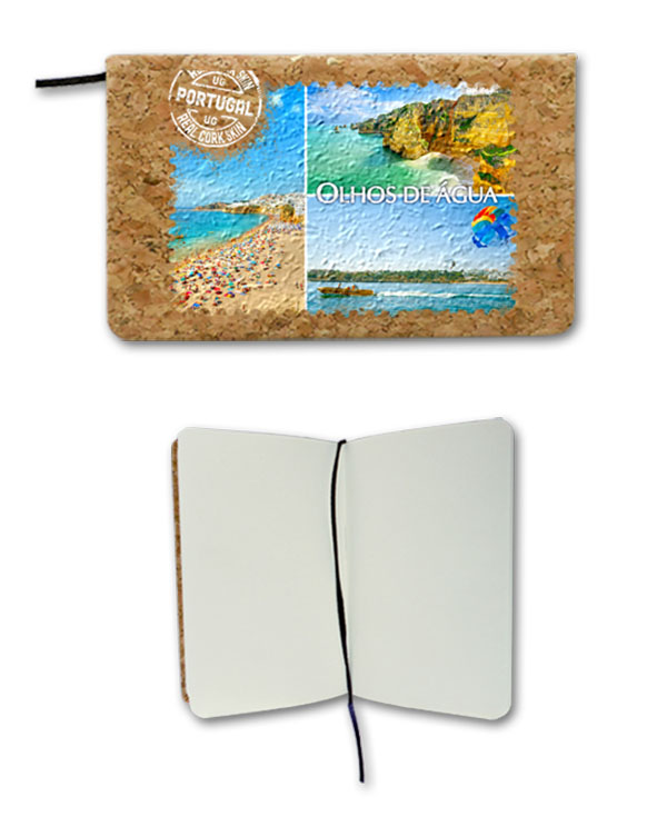 Notepad in cork - Olhos D´Agua