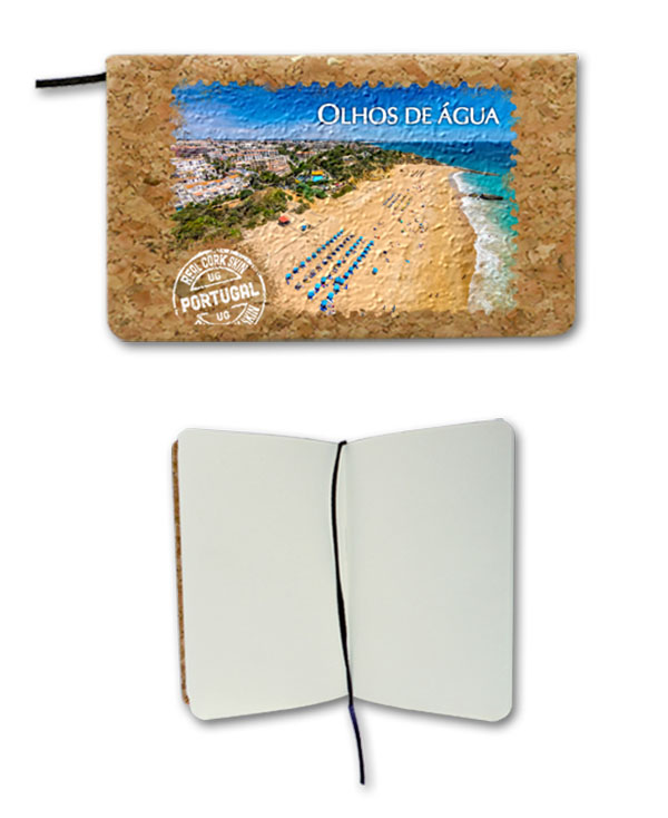 Notepad in cork - Olhos D´Agua