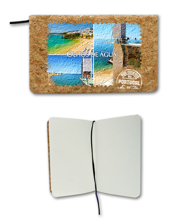 Notepad in cork - Olhos D´Agua