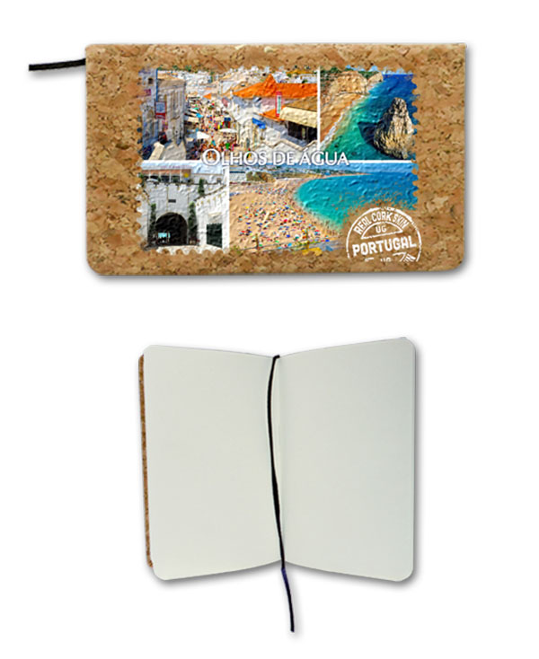 Notepad in cork - Olhos D´Agua