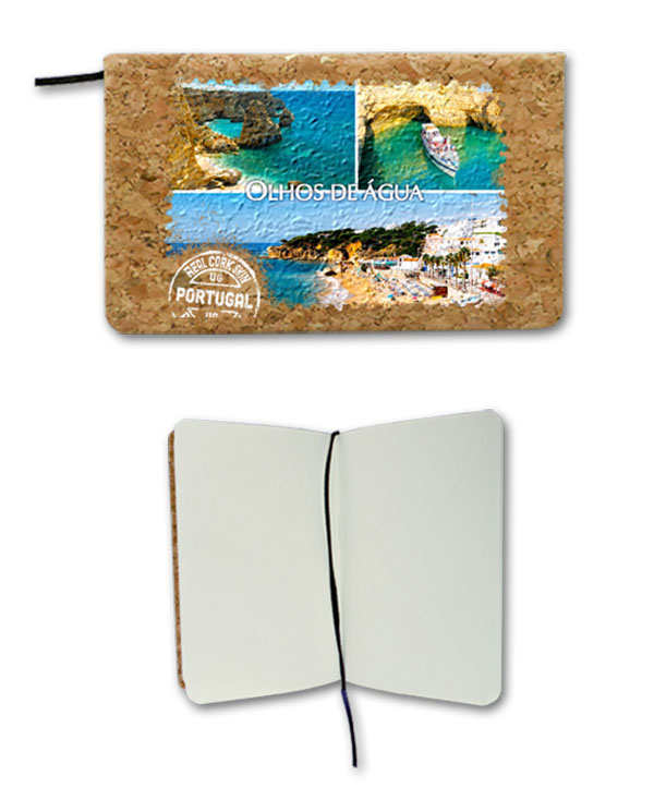 Notepad in cork - Olhos D´Agua