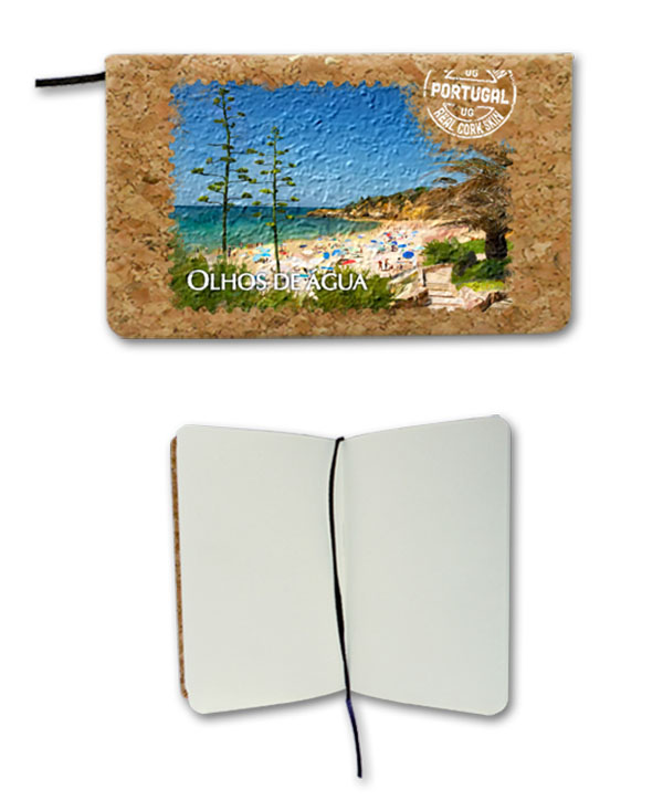 Notepad in cork - Olhos D´Agua