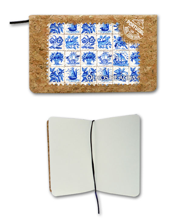 Notepad in cork - Olhos D´Agua