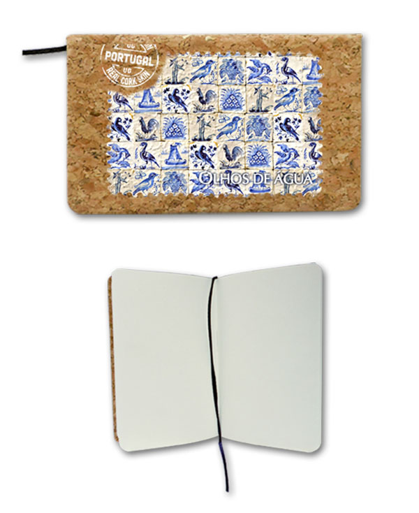 Notepad in cork - Olhos D´Agua