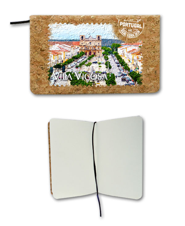 Notepad in cork
