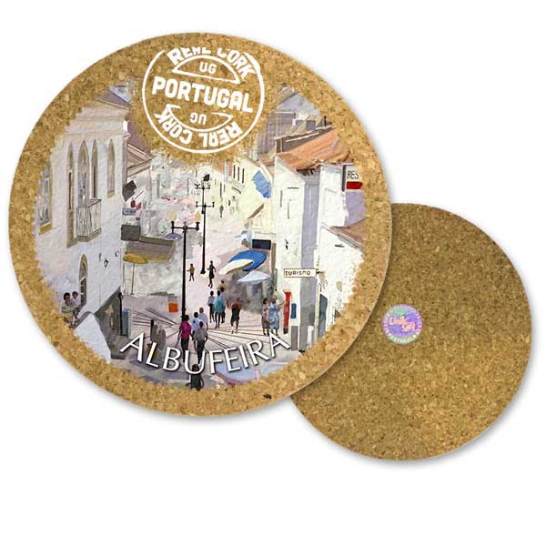 19cm cork round base