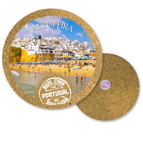 19cm cork round base