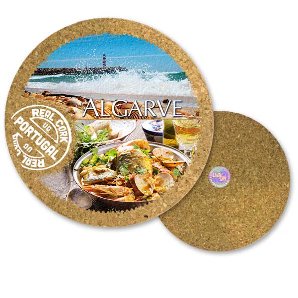 19cm cork round base